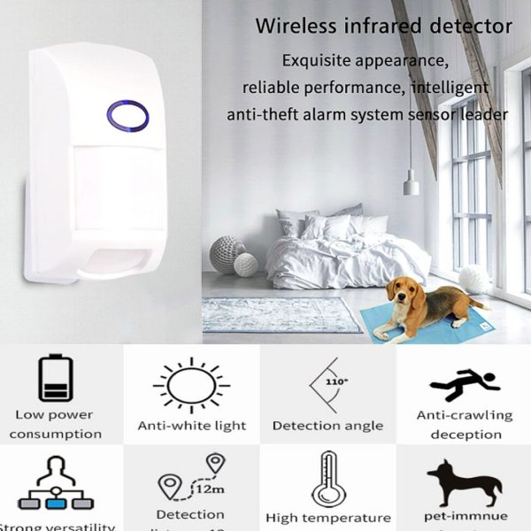 Sensor Movimiento Wifi Antimascota Tuya Smart Google Alexa