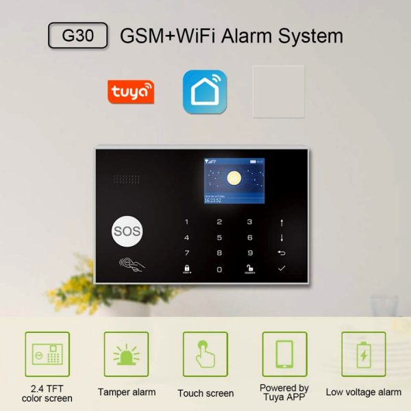 Kit Alarma Gsm Inalambrica Tuya G30 App Movil