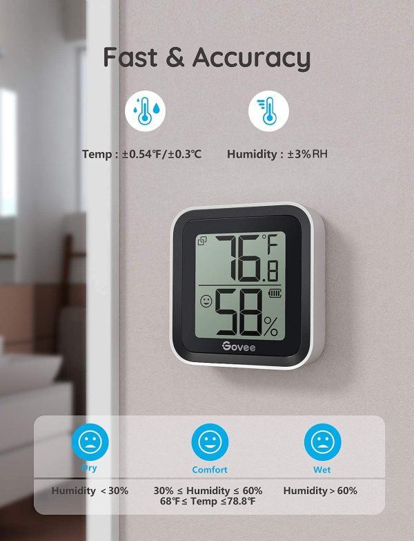 Termómetro Higrómetro Digital Para Interior inalambrico Bluetooth APP