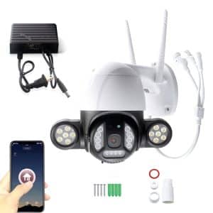 Camara Exterior Wifi Ptz 3MP Audio Tuya Smart Alexa Google - Cámara Wifi - Ecuador
