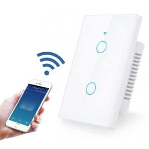 Interruptor Wifi Tuya Luces Inteligentes Domotica RF sin neutro doble - Alarmas - Ecuador