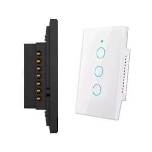 Interruptor Wifi Tuya Luces Inteligentes Domotica RF sin neutro triple - Alarmas - Ecuador