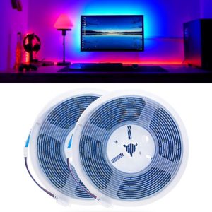 Tira Luz Led Inteligente Wifi Tuya Alexa 10M control musica RGB - Alarmas - Ecuador