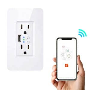 Tuya Smart Toma de Pared USB inteligente tuya alexa - Alarmas - Ecuador
