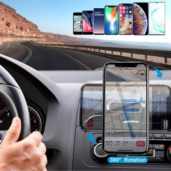 Soporte Magnetico Universal Tablero Auto Celular Seguro Mini