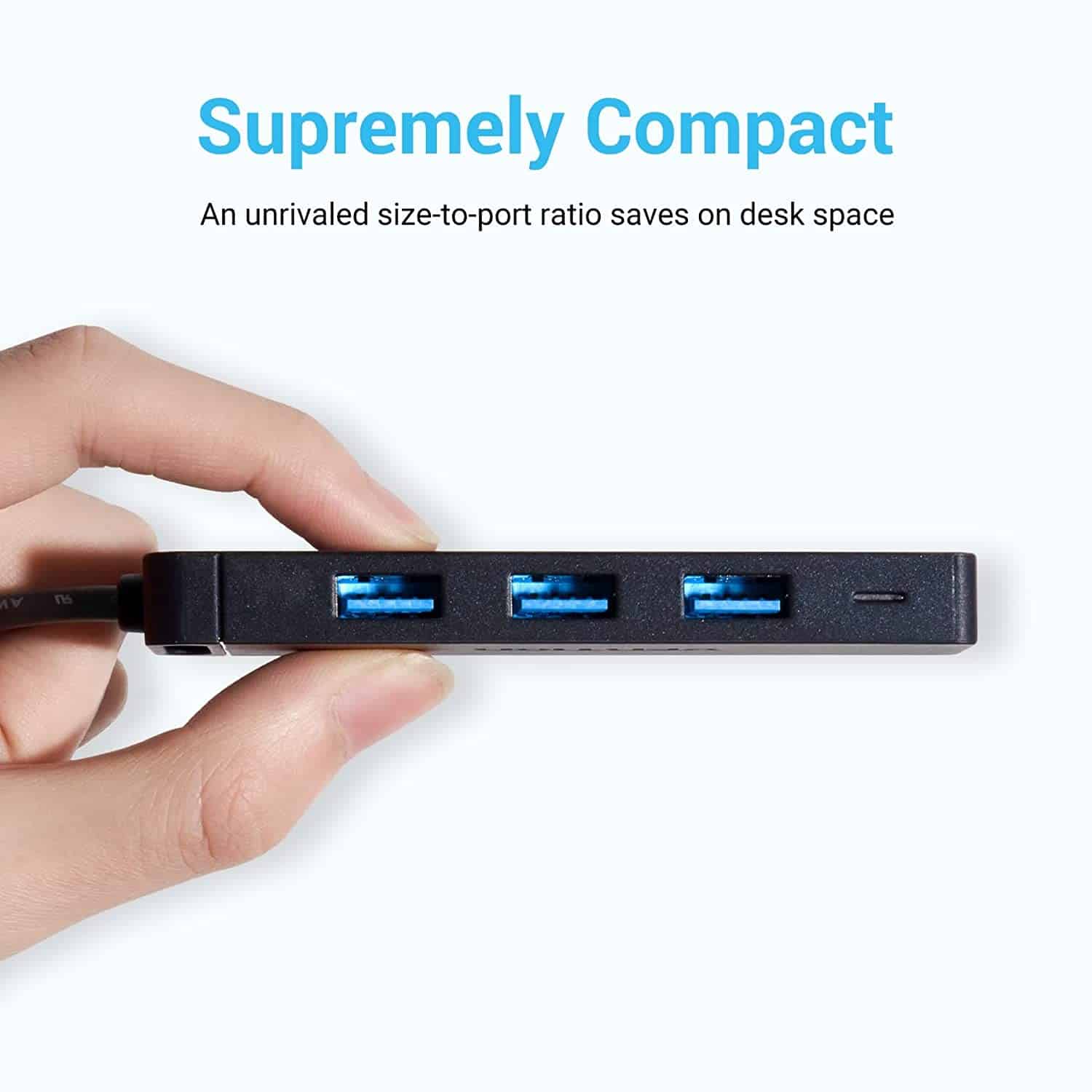 Hub USB VENTION 4 puertos USB 3.0 carga MacBook Laptop Surface Pro PS4 PC - Audio y Video - Ecuador