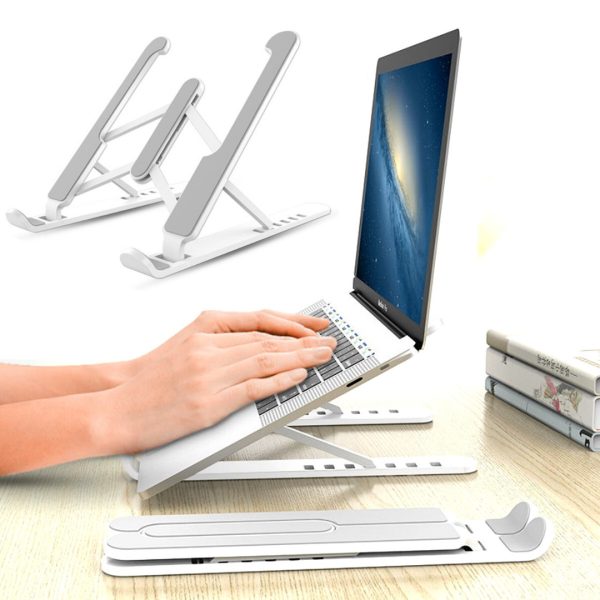 Base Soporte Ergonómico Ajustable Laptop Tablet Ipad Plegable