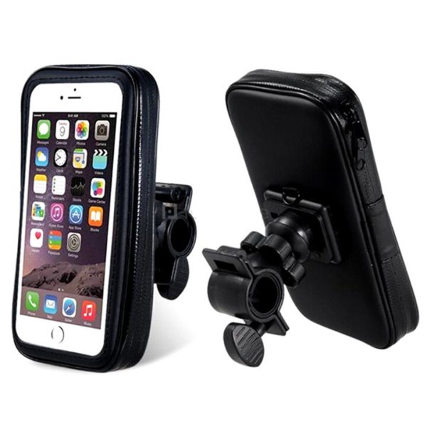 Soporte De Celular Impermeable Bicicleta Moto Giratorio 360 Grados