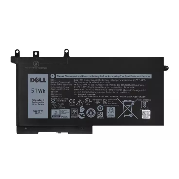 Bateria Dell 93FTF E5280 E5480 E5580 E5290 E5490 E5590 93FTF D4CMT 4YFVG