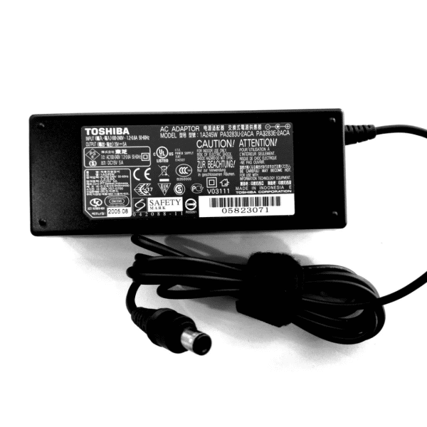 Cargador Adaptador Toshiba 15v 5a 75w 6.3 x 3.0 mm Plug Negro