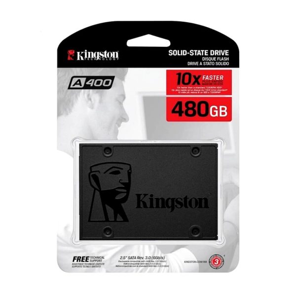 Disco Duro Solido Ssd Kingston 480gb Pc O Portatil Slim A400