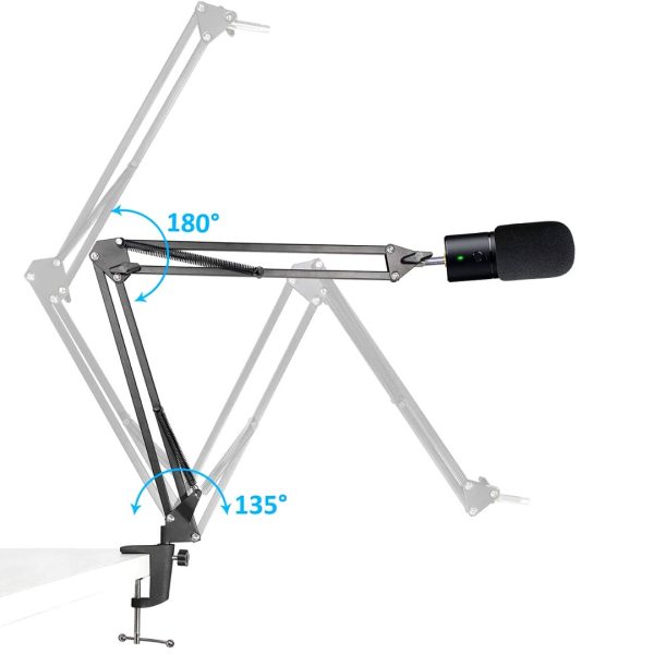 Soporte Brazo Articulado Para Microfono Razer Seiren X