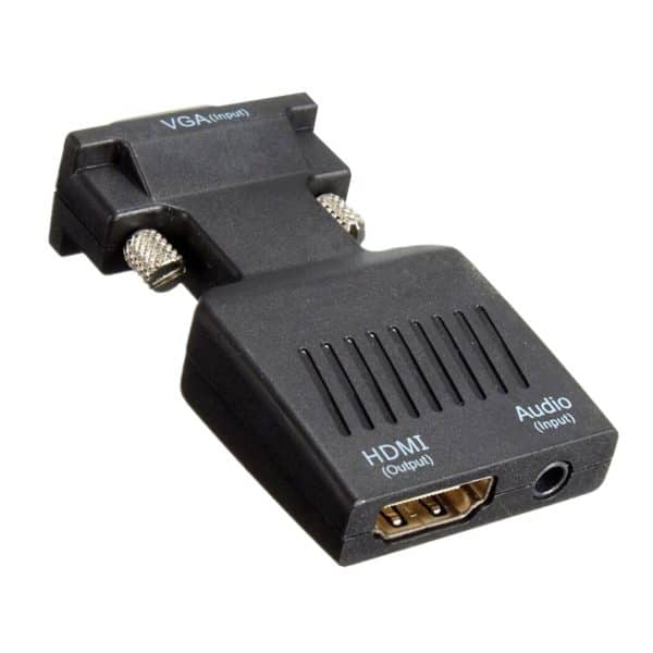 Cable Adaptador Splitter Vga A Hdmi Vga Con Audio