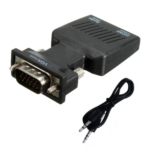 Cable Adaptador Splitter Vga A Hdmi Vga Con Audio