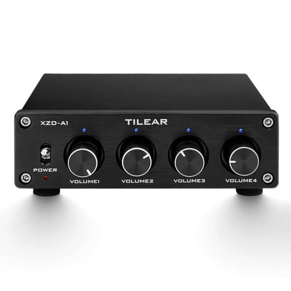 Distribuidor Selector Conmutador De Audio 1x4 Amplificador