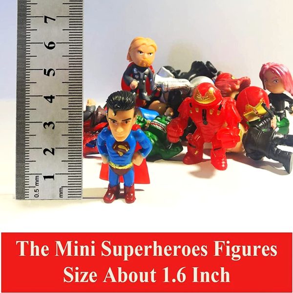 Figuras De Acción Superhéroes Avengers Marvel 4cm X Unidad