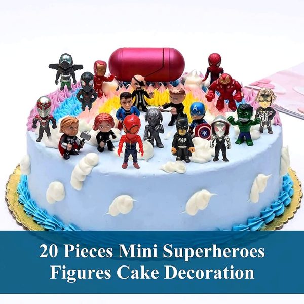 Figuras De Acción Superhéroes Avengers Marvel 4cm X Unidad