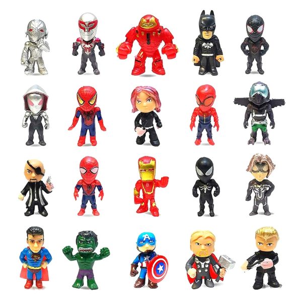 Figuras De Acción Superhéroes Avengers Marvel 4cm X Unidad