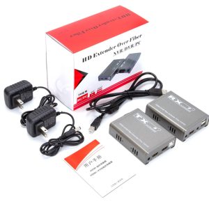 Extensor Hdmi Kvm 20km Fibra Optica Usb Transmisor Receptor - Accesorios - Ecuador