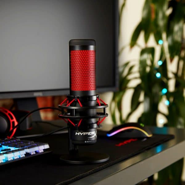 Micrófono HyperX QuadCast Condensador Multipatrón Negro