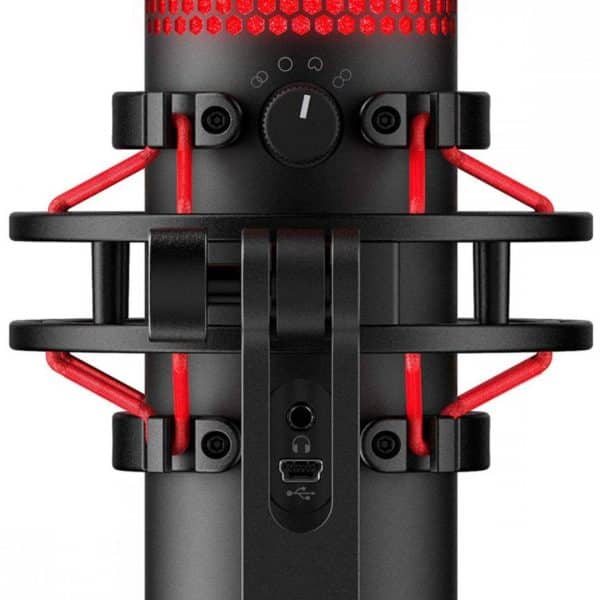 Micrófono HyperX QuadCast Condensador Multipatrón Negro
