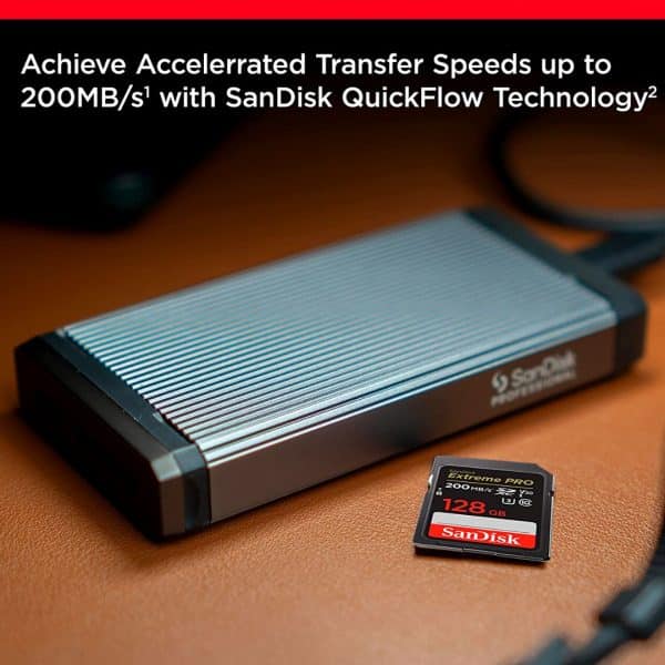 Tarjeta Sandisk Extreme Pro Sdxc Uhs-i 128gb 200MBPS