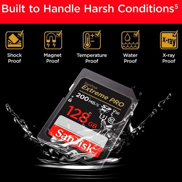 Tarjeta Sandisk Extreme Pro Sdxc Uhs-i 128gb 200MBPS