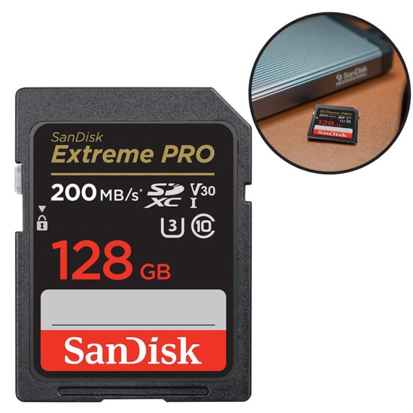 Tarjeta Sandisk Extreme Pro Sdxc Uhs-i 128gb 200MBPS