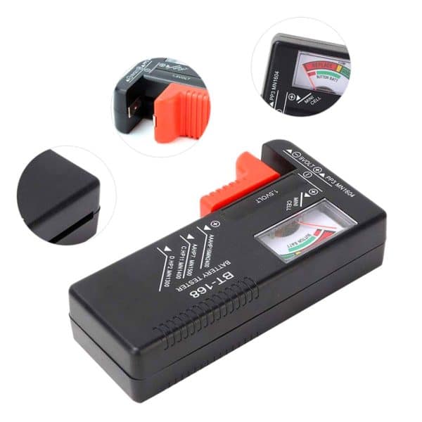 Medidor de capacidad de pilas y baterias AA AAA 9V