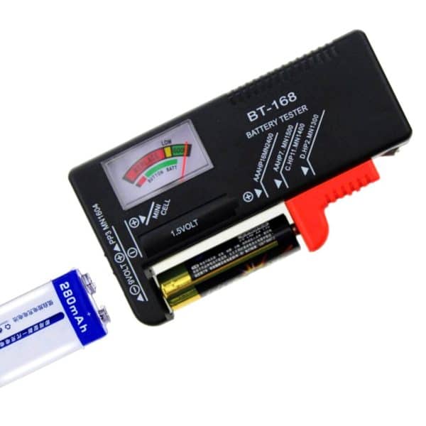 Medidor de capacidad de pilas y baterias AA AAA 9V
