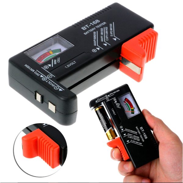 Medidor de capacidad de pilas y baterias AA AAA 9V