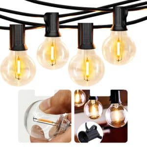 Guirnalda luces Led con Focos Jardin Local Patio 8 Mts calidad - Novedades - Ecuador