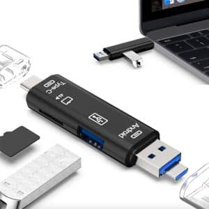Lector de Tarjetas Micro Sd Usb 3.0 Usb C  Micro Usb Otg - Fotografia - Ecuador
