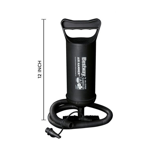 Bomba De Aire Manual Inflador 3 Valvulas Piscina Colchon
