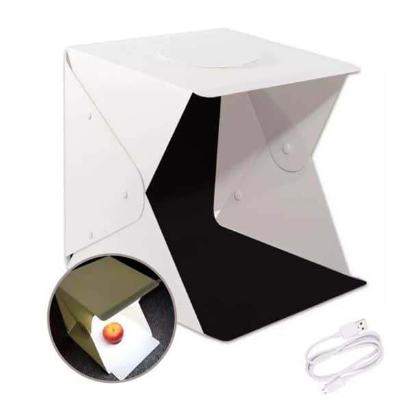 Caja De Luz Plegable Fotografo Estudio Fotografico 30x30 Led