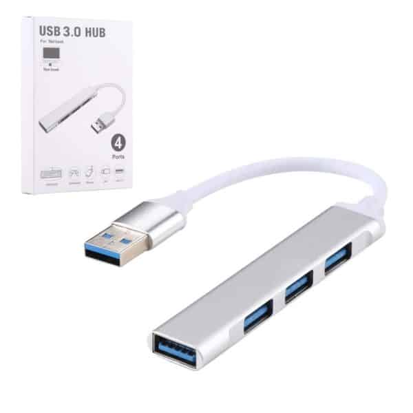 Hub Usb Tipo C 4 Puertos Usb C Concentrador De Datos Usb 3.0