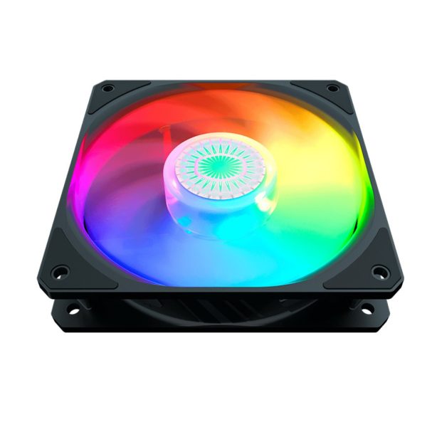 Ventilador Interno Para Cpu 12x12 Color Arcoiris Cooler Fan