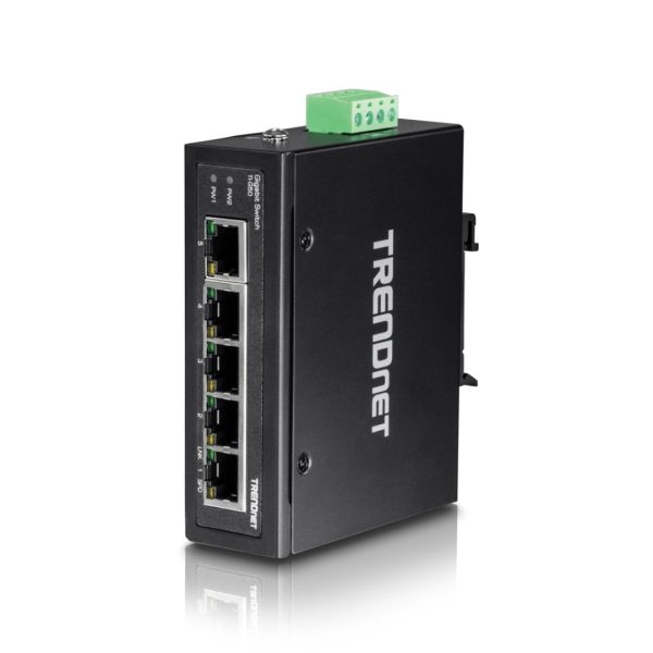 Switch Industrial Trendnet Ti-g50 5 Puertos Gigabit Con Riel