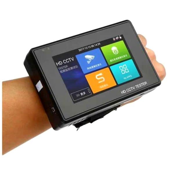 Probador Tester Camaras Cctv Ip IPC-1800ADH PLUS H.265 4K 8MP TVI CVI AHD