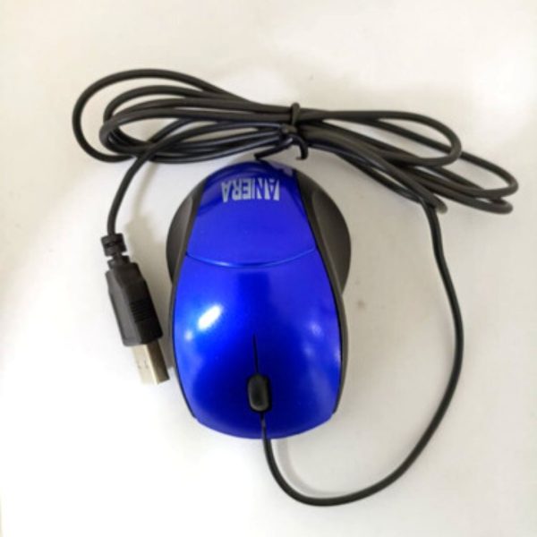 Mouse Optico Anera Kl-107 Usb 3 Botones 1200dpi 1.5m Win10