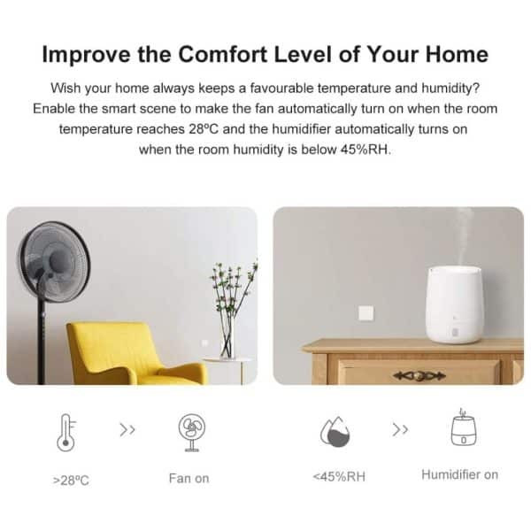 Sensor de Temperatura y Humedad SONOFF SNZB-02 Zigbee Smart Inteligente