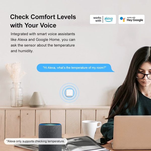 Sensor de Temperatura y Humedad SONOFF SNZB-02 Zigbee Smart Inteligente