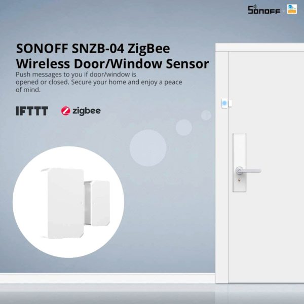 Sensor de Puerta Ventana Inalámbrico SONOFF SNZB-04 Smart Inteligente