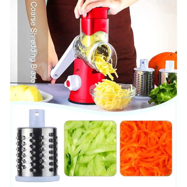 Rayador De Alimentos Pedestal Desmontable Con Ventosa