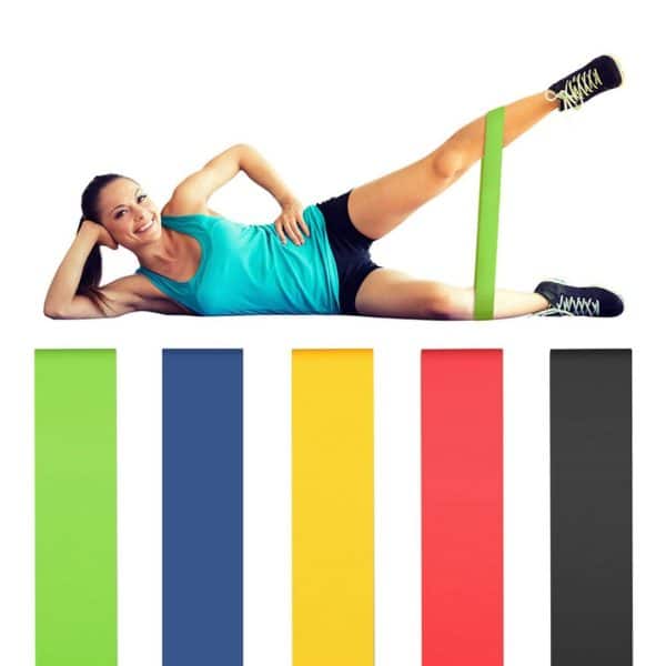 Bandas De Resistencia 5 Niveles Elastica Para Entrenamiento