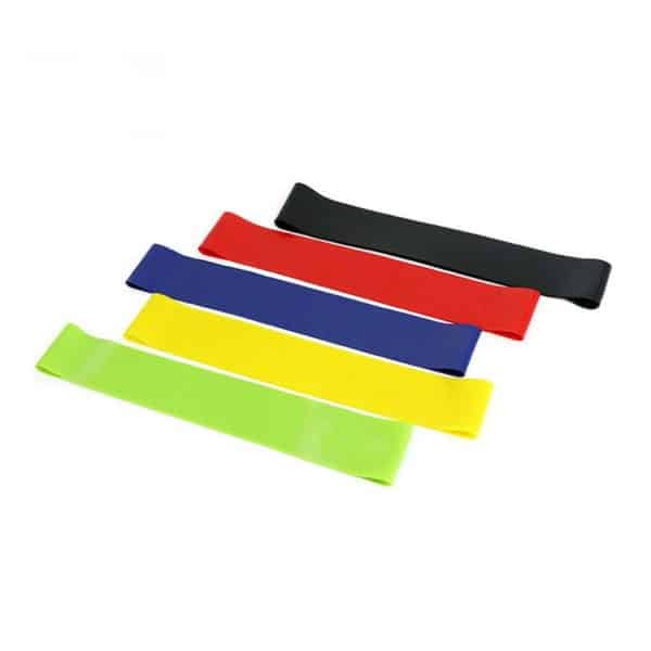 Bandas De Resistencia 5 Niveles Elastica Para Entrenamiento