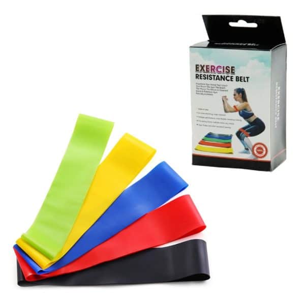 Bandas De Resistencia 5 Niveles Elastica Para Entrenamiento