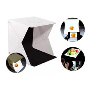 Caja De Luz Plegable Fotografo Estudio Fotografico 30×30 Led - Fotografia - Ecuador