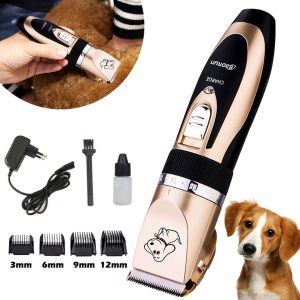 Set Completo Máquina Cortar Pelo Perro Silenciosa Recargable - Mascotas - Ecuador