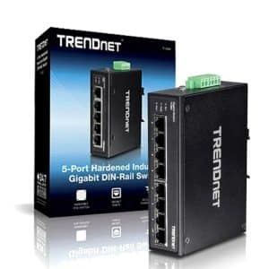 Switch Industrial Trendnet Ti-g50 5 Puertos Gigabit Con Riel - Accesorios - Ecuador